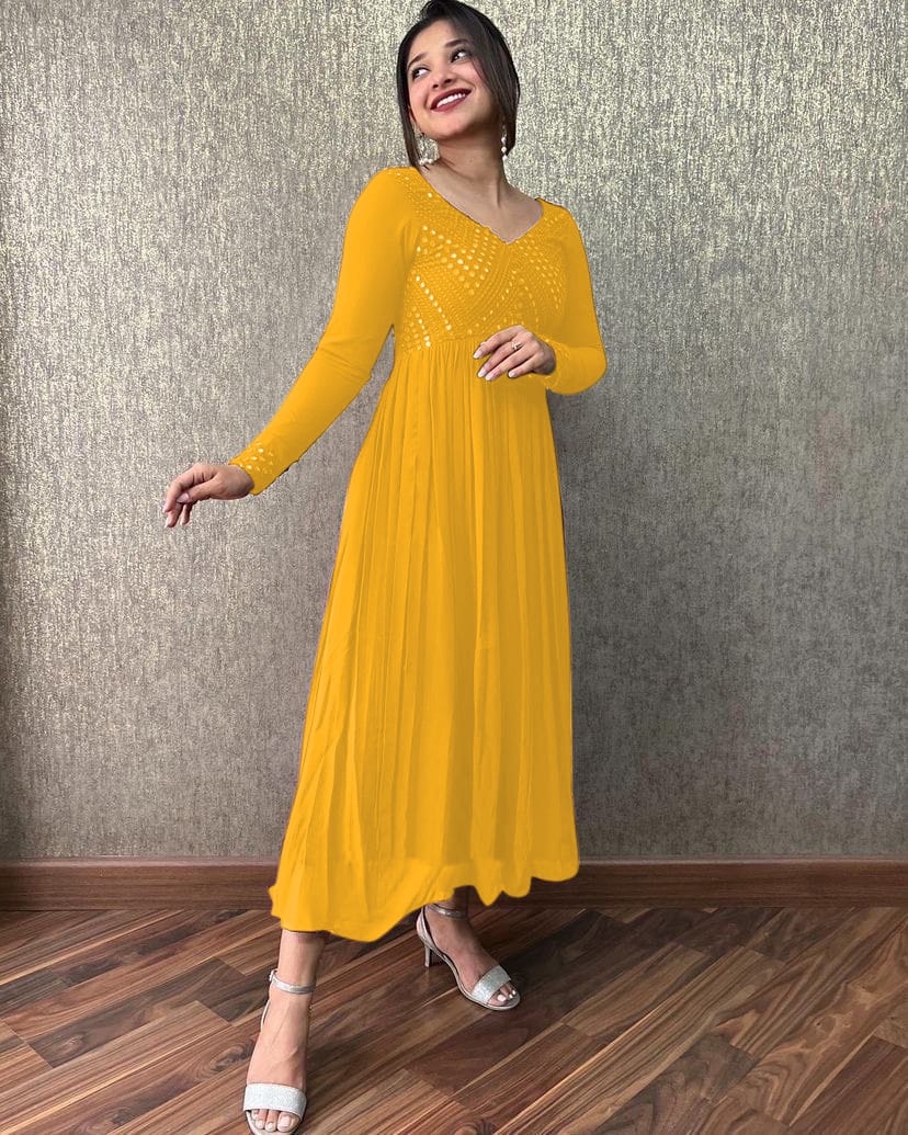 Lemon By KF Designer Anarkali Kurtis Catalog